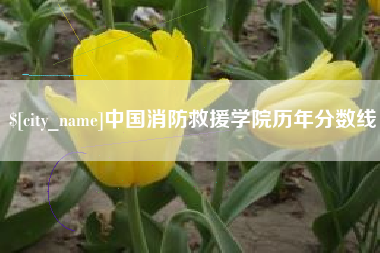 克拉玛依中国消防救援学院历年分数线