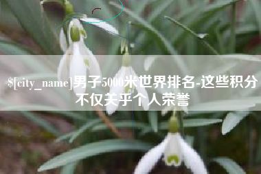 克拉玛依男子5000米世界排名-这些积分不仅关乎个人荣誉
