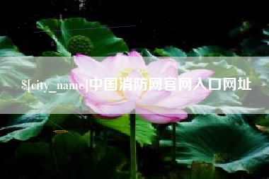 克拉玛依中国消防网官网入口网址