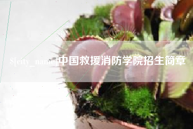 克拉玛依中国救援消防学院招生简章