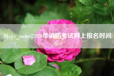克拉玛依2020年消防考试网上报名时间