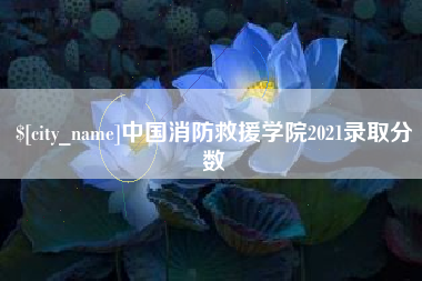 克拉玛依中国消防救援学院2021录取分数