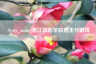 克拉玛依浙江消防学校招生分数线