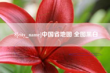 克拉玛依中国省地图 全图黑白