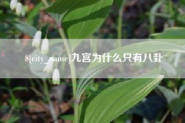 克拉玛依九宫为什么只有八卦