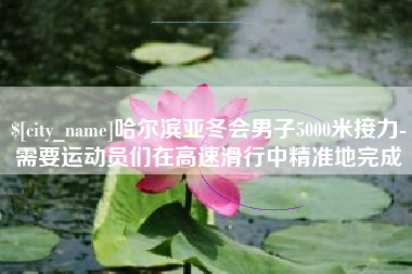 克拉玛依哈尔滨亚冬会男子5000米接力-需要运动员们在高速滑行中精准地完成