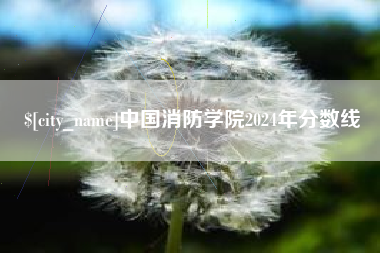 克拉玛依中国消防学院2024年分数线