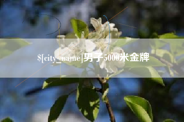 克拉玛依男子5000米金牌