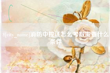 克拉玛依消防中控证怎么考取需要什么条件