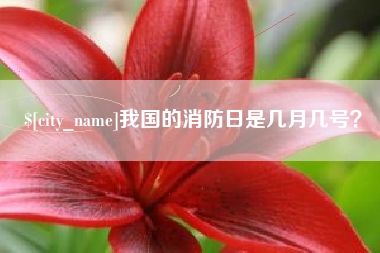 克拉玛依我国的消防日是几月几号？