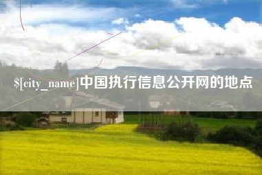 克拉玛依中国执行信息公开网的地点