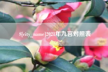 克拉玛依2021年九宫对照表