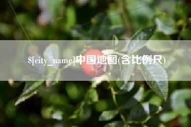 克拉玛依中国地图(含比例尺)